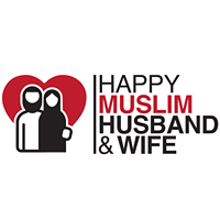 HAPPY MUSLIM HUSBAND &amp; WIFE